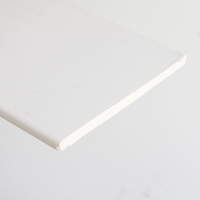 10mm White PVC flat soffit board available from Green & Son