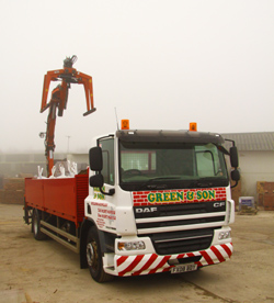 Green and son have specialist delivery vehicles