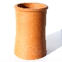 Roll Top Clay Chimney Pot